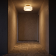 Verano Opal Glass Flush Mount