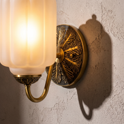 Lisette Milk Glass Sconce