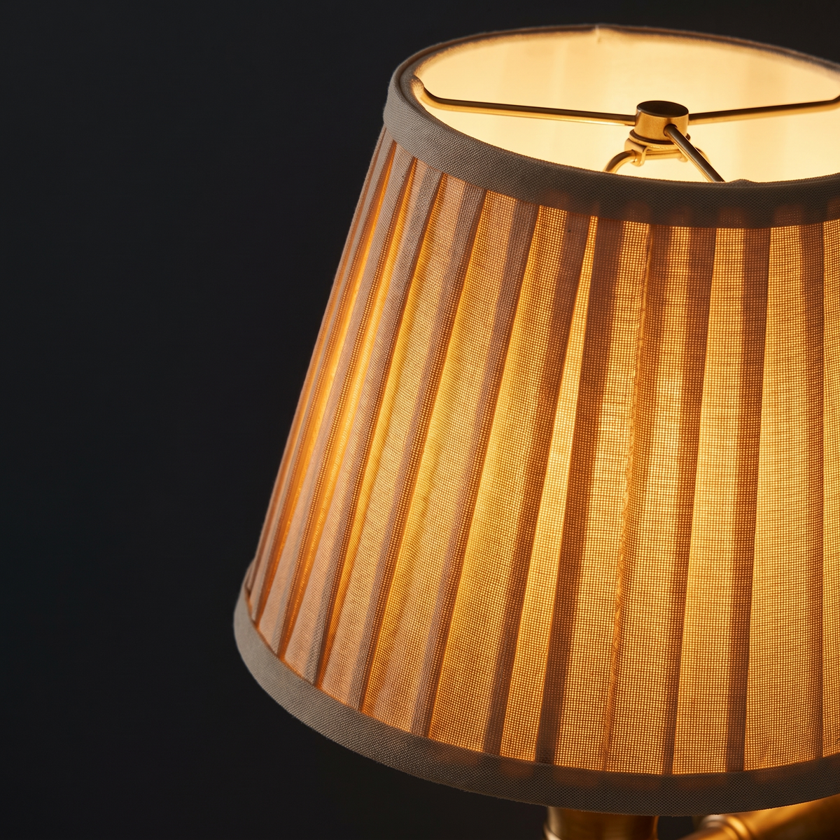 Auberly Fabric Drum Sconce