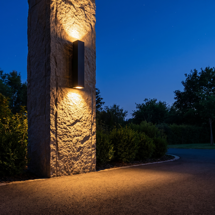 Axil Up and Down Outdoor Wall Light