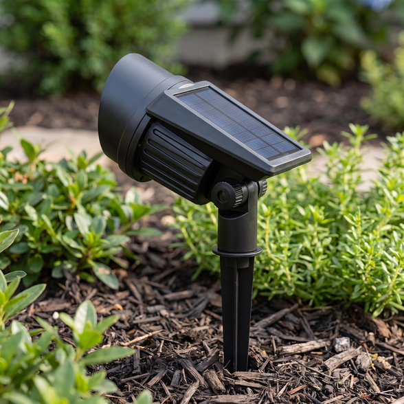 Aurex solar zoom spotlight in daylight